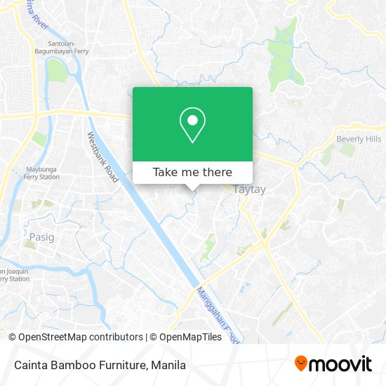 Cainta Bamboo Furniture map