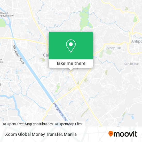 Xoom Global Money Transfer map