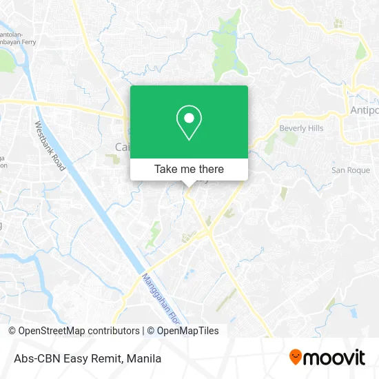 Abs-CBN Easy Remit map