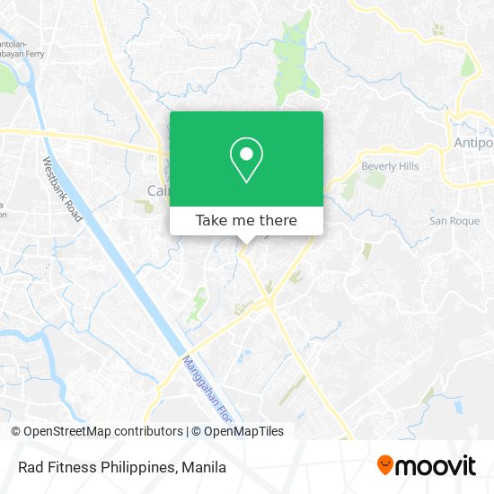 Rad Fitness Philippines map