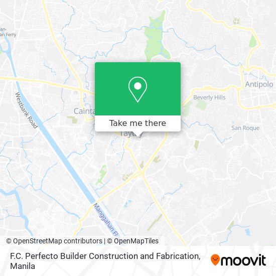F.C. Perfecto Builder Construction and Fabrication map