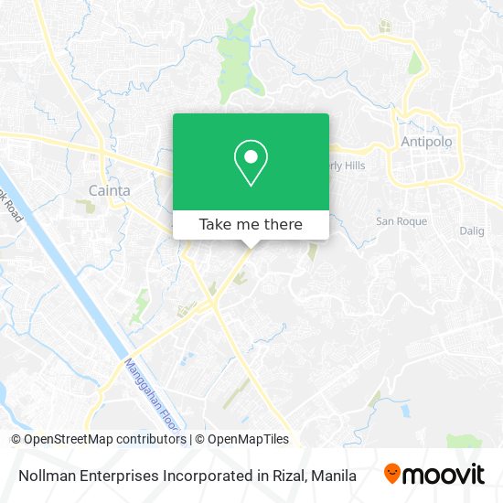 Nollman Enterprises Incorporated in Rizal map