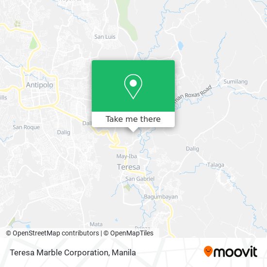 Teresa Marble Corporation map