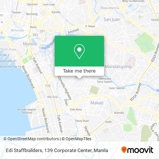 Edi Staffbuilders, 139 Corporate Center map