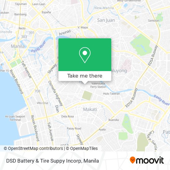 DSD Battery & Tire Suppy Incorp map