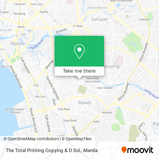 The Total Printing Copying & D Sol. map