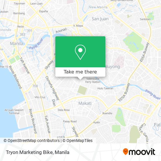 Tryon Marketing Bike map