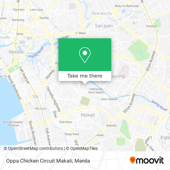 Oppa Chicken Circuit Makati map