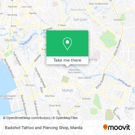 Badshot Tattoo and Piercing Shop map