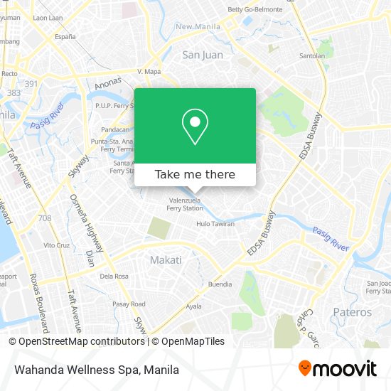 Wahanda Wellness Spa map
