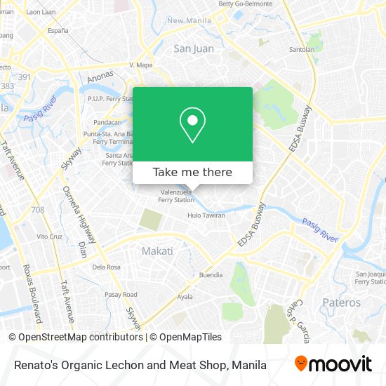 Renato's Organic Lechon and Meat Shop map
