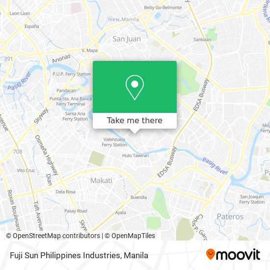Fuji Sun Philippines Industries map