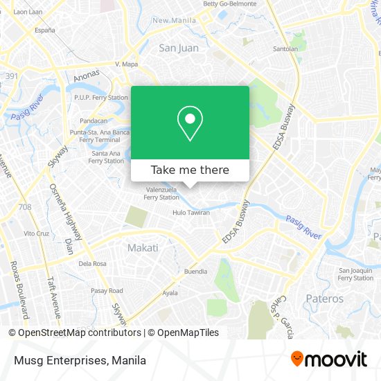 Musg Enterprises map