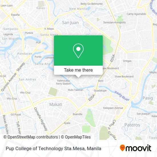 How to Get to Pup College of Technology Sta.Mesa in Mandaluyong by Bus ...