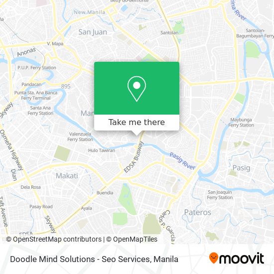 Doodle Mind Solutions - Seo Services map