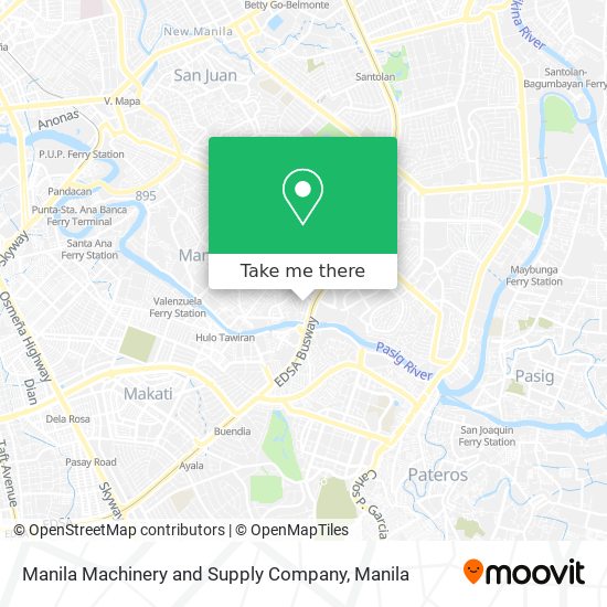 Manila Machinery and Supply Company map