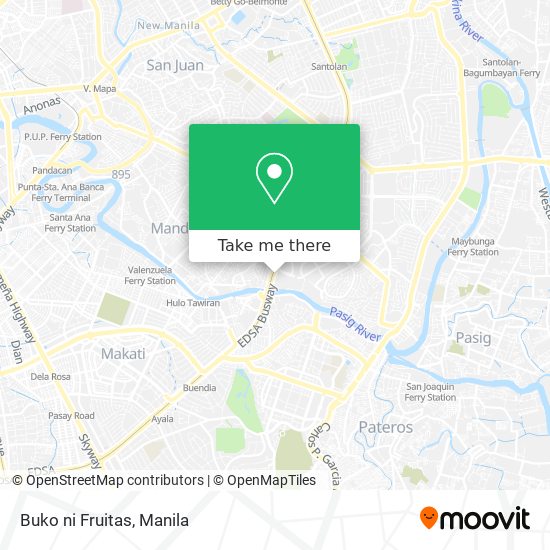 Buko ni Fruitas map