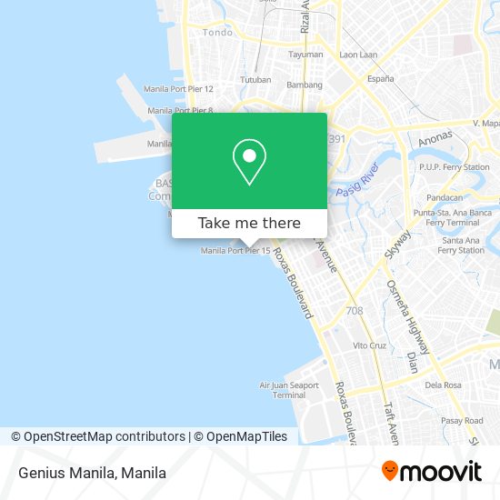 Genius Manila map