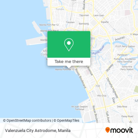 Valenzuela City Astrodome map