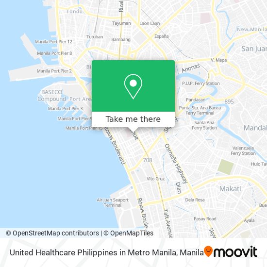 United Healthcare Philippines in Metro Manila map