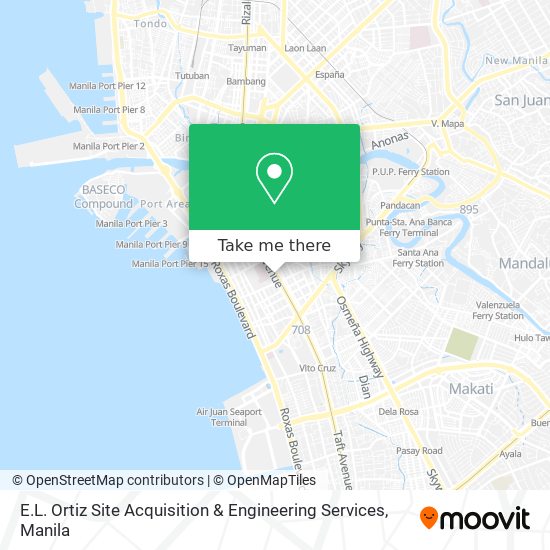 E.L. Ortiz Site Acquisition & Engineering Services map