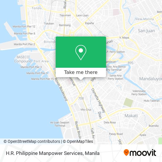 H.R. Philippine Manpower Services map