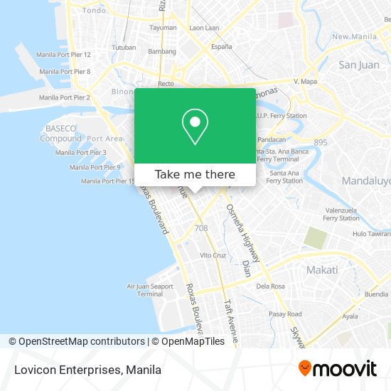 Lovicon Enterprises map