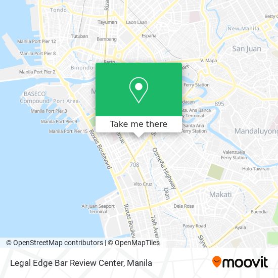 Legal Edge Bar Review Center map