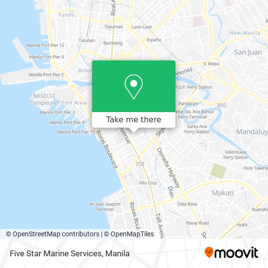 Five Star Marine Services map