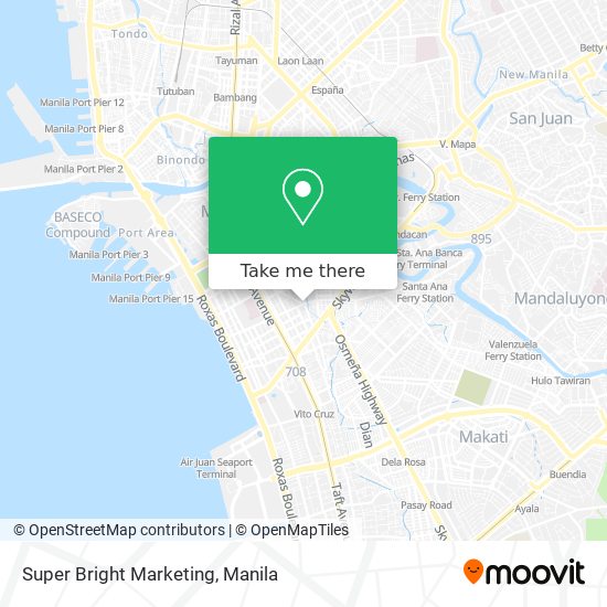 Super Bright Marketing map