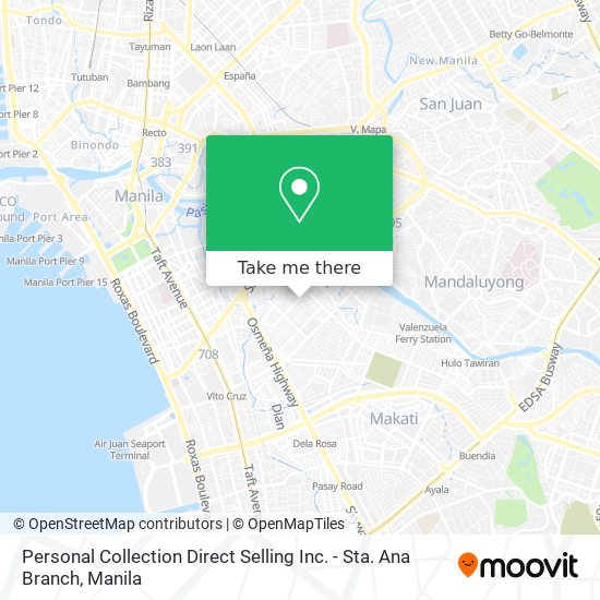 Personal Collection Direct Selling Inc. - Sta. Ana Branch map