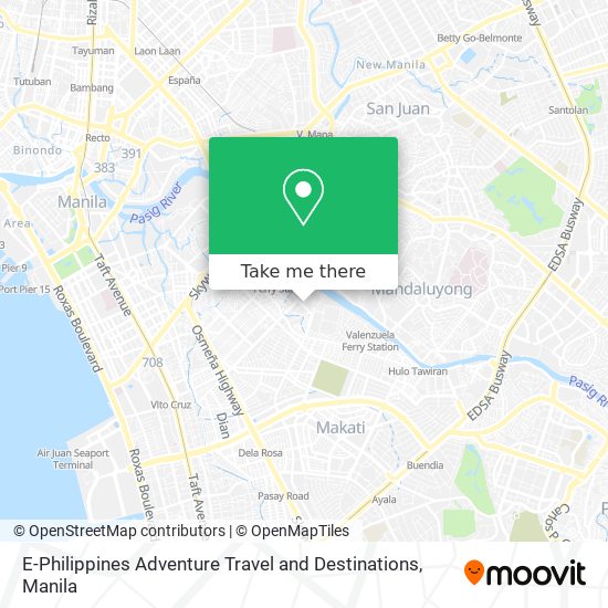 E-Philippines Adventure Travel and Destinations map