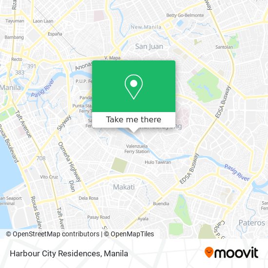 Harbour City Residences map