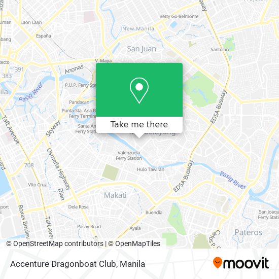 Accenture Dragonboat Club map
