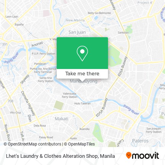 Lhet's Laundry & Clothes Alteration Shop map