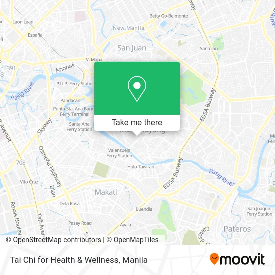 Tai Chi for Health & Wellness map