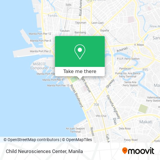 Child Neurosciences Center map