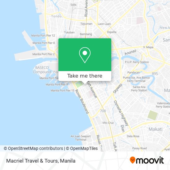 Macriel Travel & Tours map