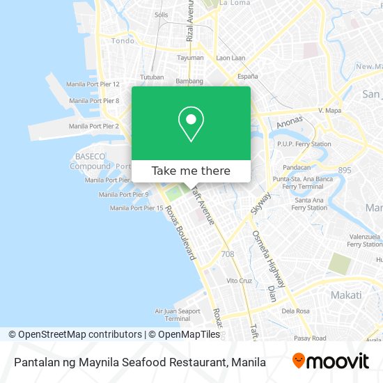 Pantalan ng Maynila Seafood Restaurant map