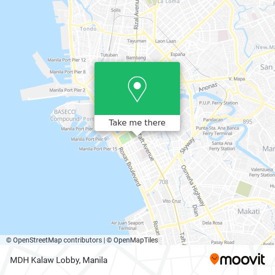 MDH Kalaw Lobby map