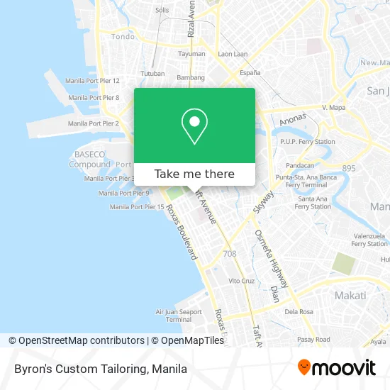 Byron's Custom Tailoring map