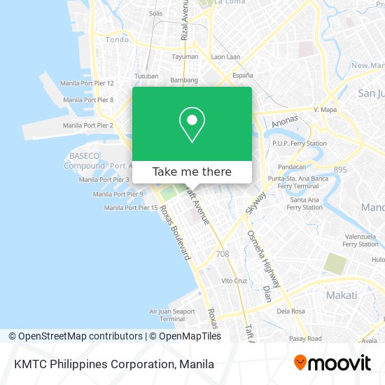 KMTC Philippines Corporation map