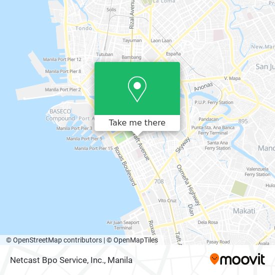 Netcast Bpo Service, Inc. map