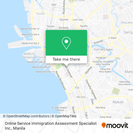 Online Service Immigration Assessment Specialist Inc. map