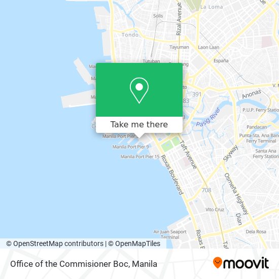 Office of the Commisioner Boc map