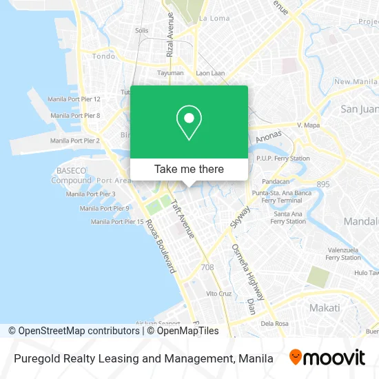 Puregold Realty Leasing and Management map