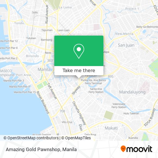 Amazing Gold Pawnshop map