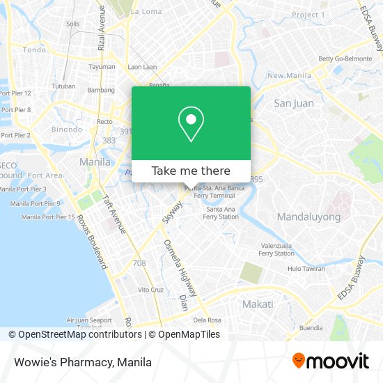 Wowie's Pharmacy map