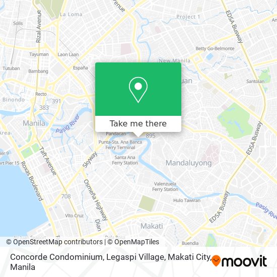 Concorde Condominium, Legaspi Village, Makati City map
