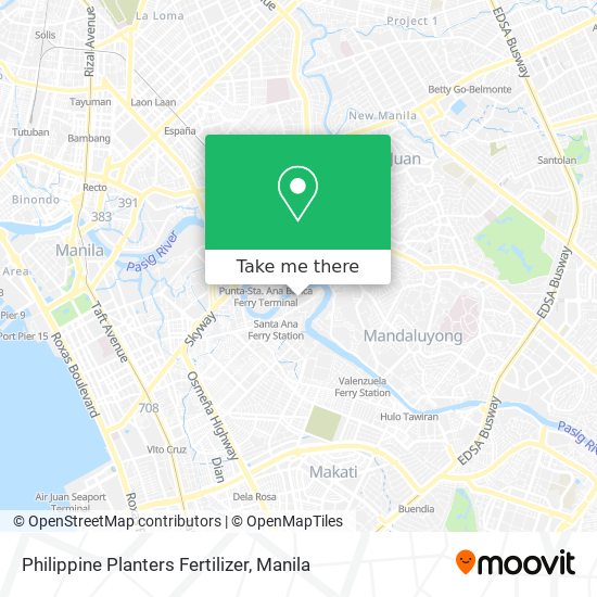 Philippine Planters Fertilizer map